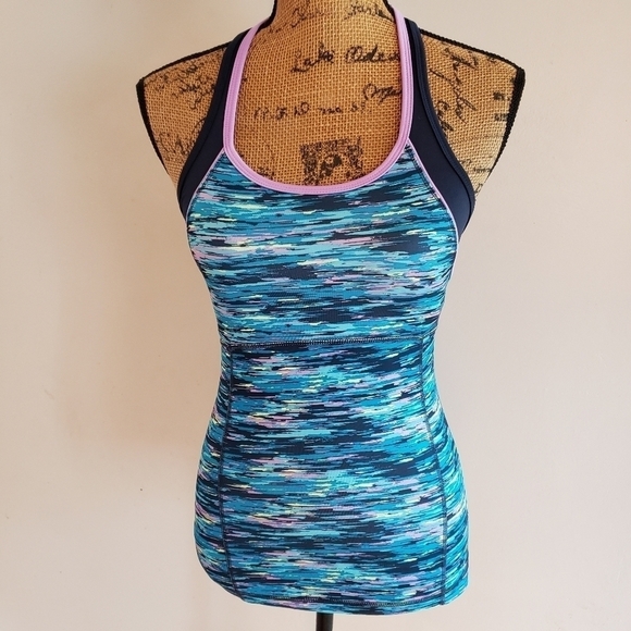 Tek Gear Drytek Women's XS Racerback Workout Tank Athletic Athleisure Yoga Gym - Picture 1 of 6